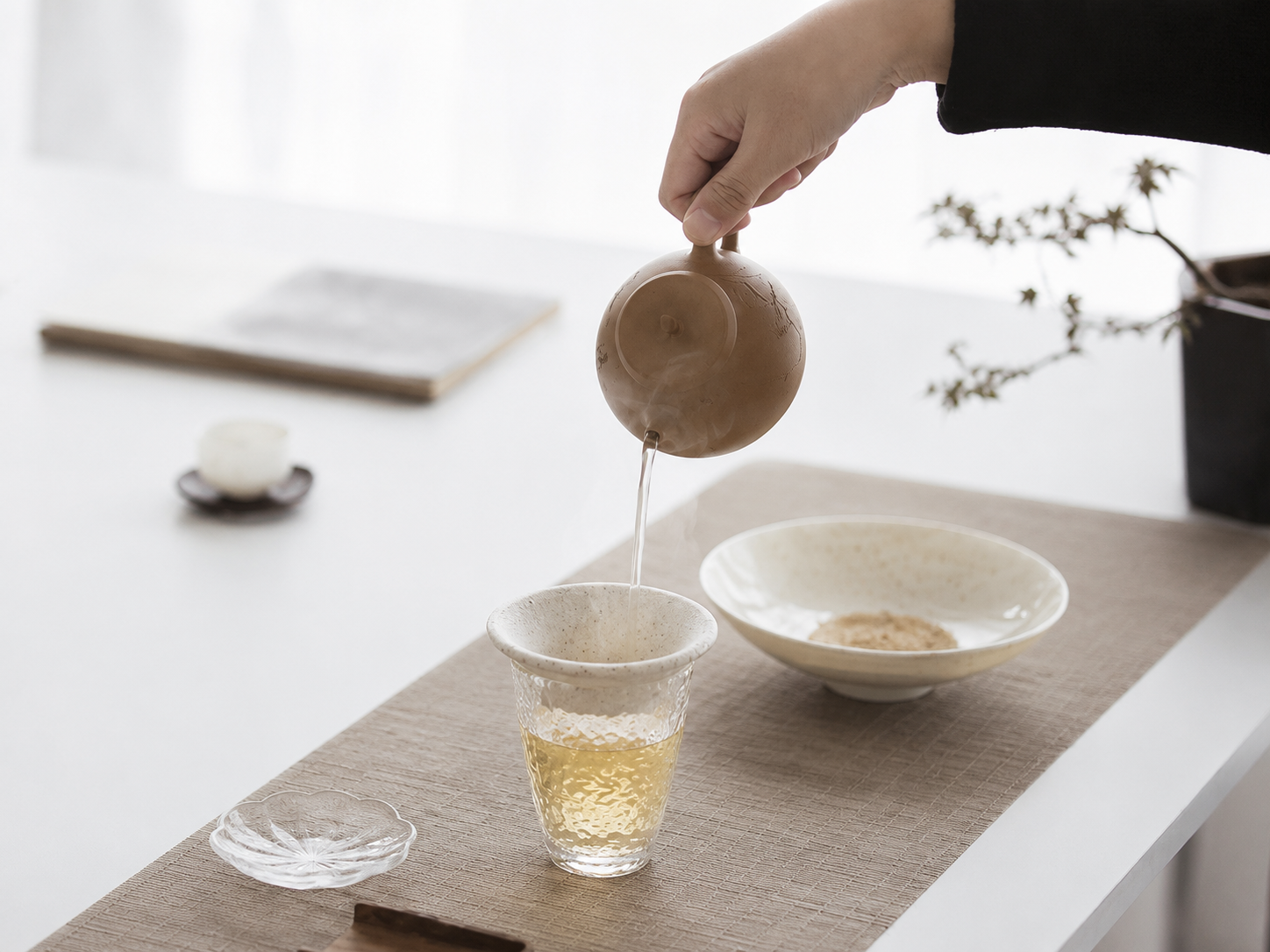 TAYUNE wrapped pu-erh tea cake